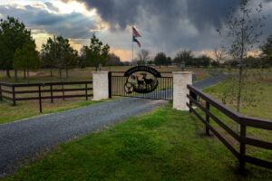 Ranch gate with automation